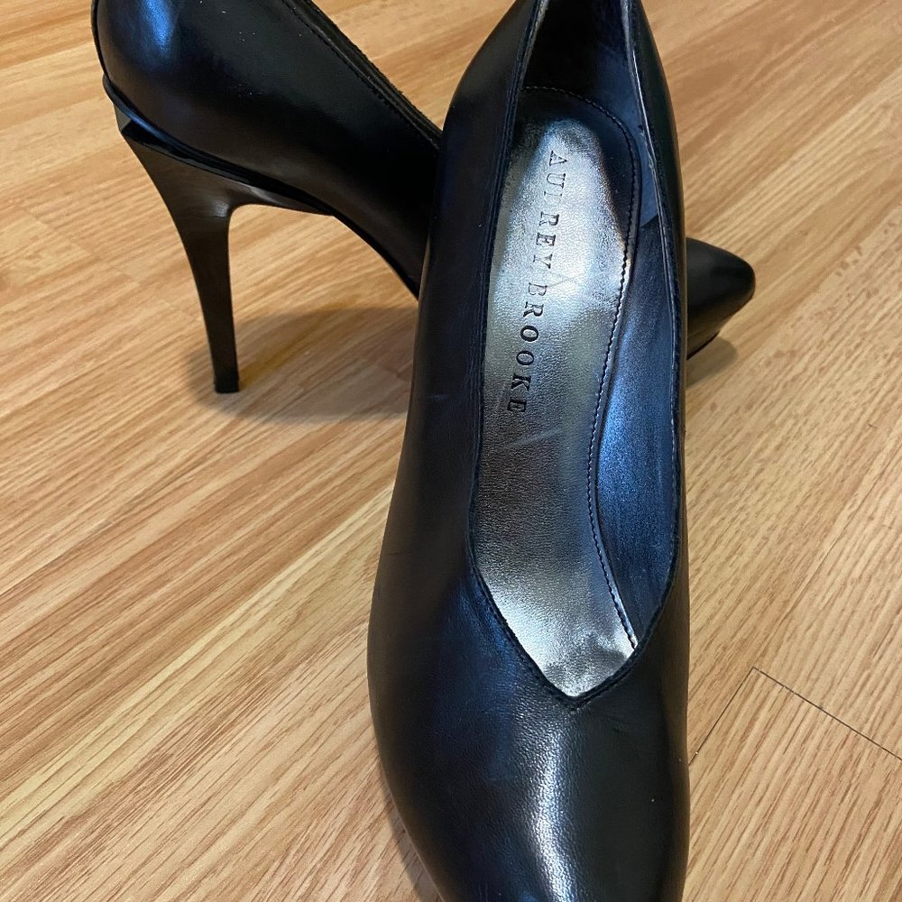 Audrey Brooke Black Sexy Heels